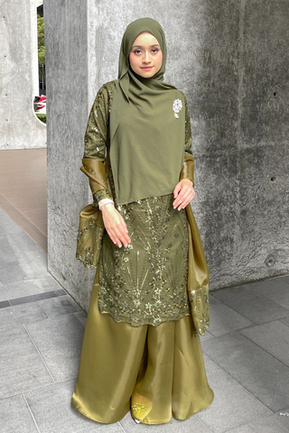 ZULAIKHA PUNJABI LUX 2.0 - Olive