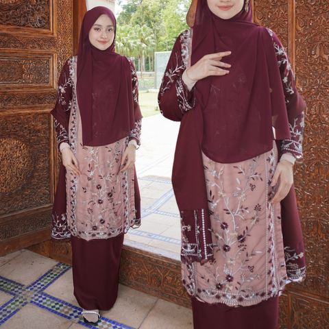 BIDASARI 5.0 - Maroon Nude