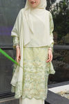 ADIRATNA KURUNG - Creamy Lime DELIVERY 3 Working Days