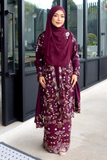 DANG ANUM KEBAYA - Red Wine DELIVERY 3 Working Days