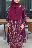 DANG ANUM KEBAYA - Red Wine DELIVERY 3 Working Days