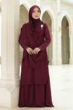 ELINA KURUNG - Burgundy