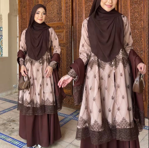 MASTANI PUNJABI - NUDE RICH BROWN (PREORDER 2 WEEKS)