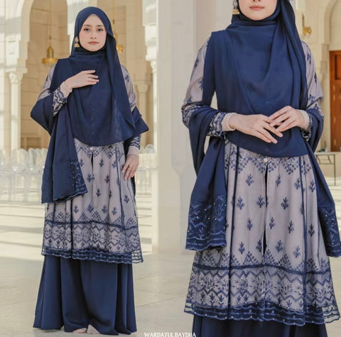 MASTANI PUNJABI - NUDE DARK BLUE (PREORDER 2 WEEKS)