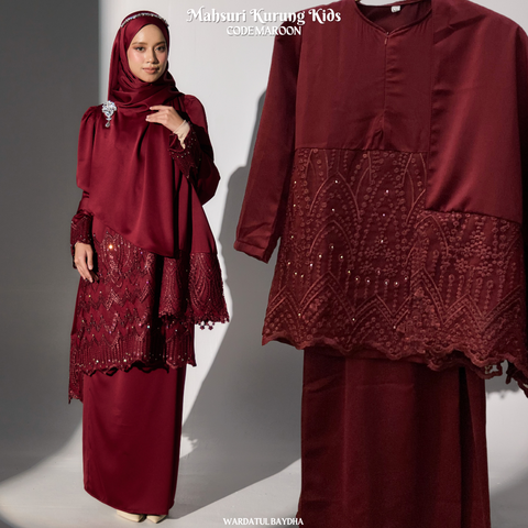 MAHSURI KIDS - Maroon
