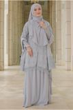 RANIA MAHEERA - Light Grey (FREE Diamond DIY)