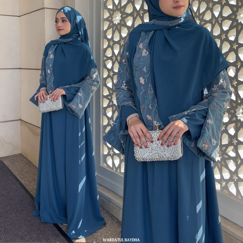 RUHI ZAHEERAH - Teal Blue