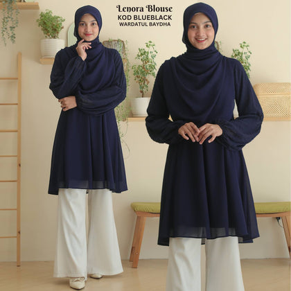 LENORA - Blueblack