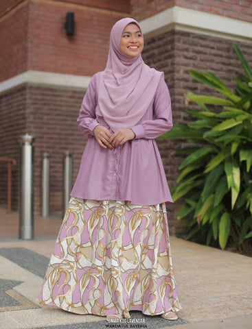 EMMA FLARE SKIRT - Code Lavender