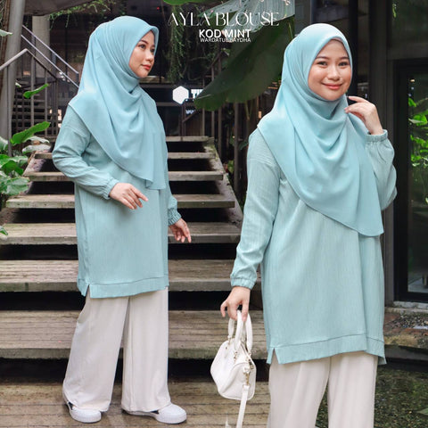 AYLA BLOUSE - Mint