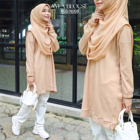AYLA BLOUSE - Nude