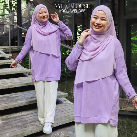 AYLA BLOUSE - Lavender